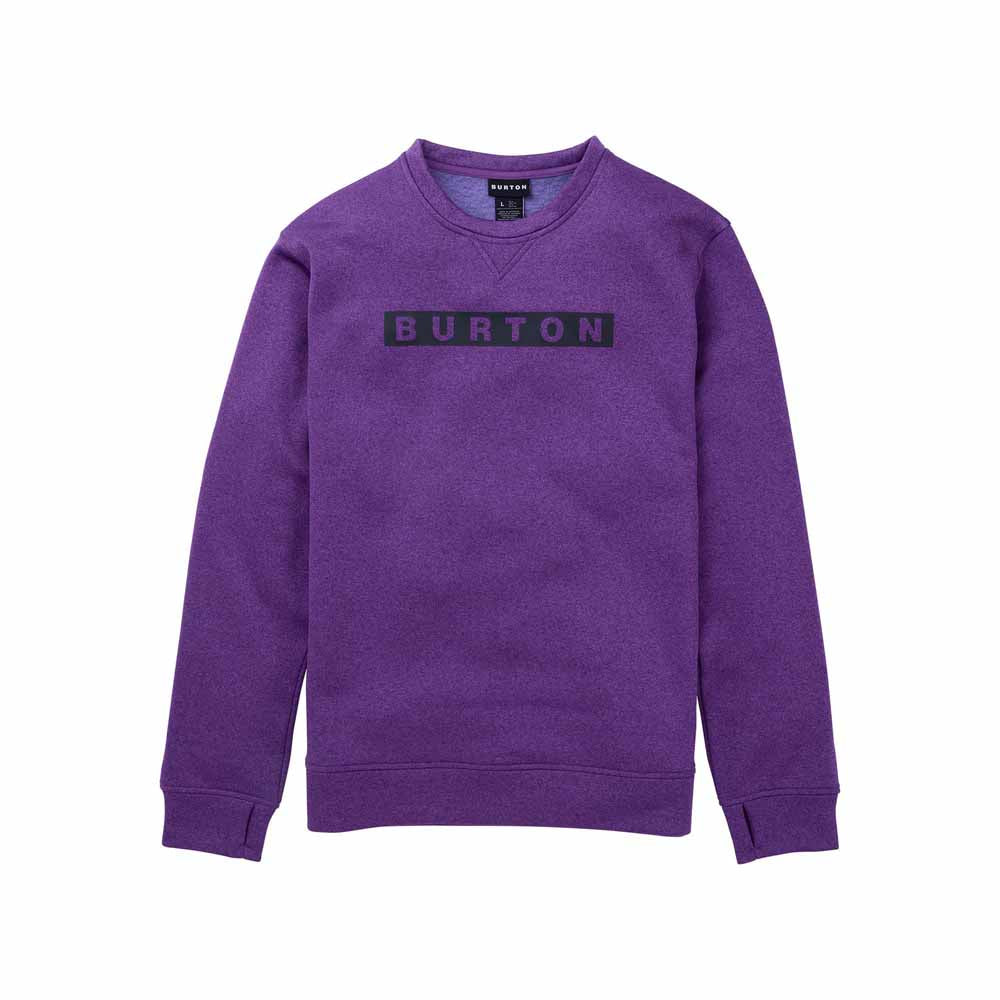 Burton Men's Oak Crewneck Fleece 2025 IMPERIAL PURPLE HEATHER