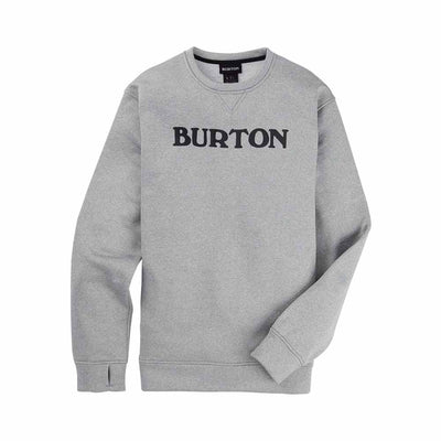 Burton Men's Oak Crewneck Fleece 2025 GRAY HEATHER