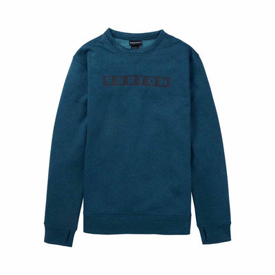 Burton Men's Oak Crewneck Fleece 2025 DEEP EMERALD HEATHER