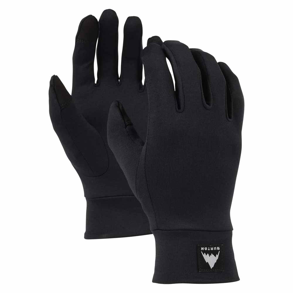 Burton Men's Touchscreen Glove Liners 2025 TRUE BLACK