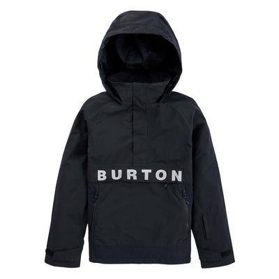 Burton Women's Frostner  2L Anorak Jacket 2025 TRUE BLACK/STOUT WHITE