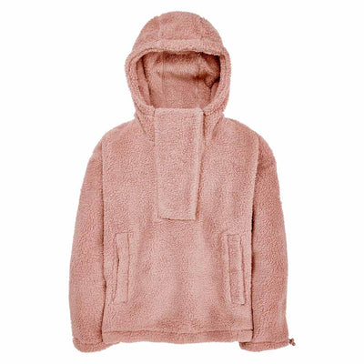 Burton Women's Lemma Fleece Pullover Hoodie 2025 POWDER BLUSH