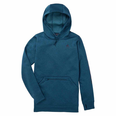 Burton Women's Oak Long Pullover Hoodie 2025 DEEP EMERALD HEATHER