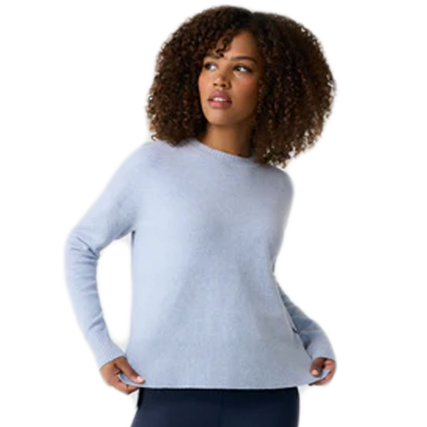 Lole Women's Camille Crew Neck Sweater 2025 GLACIER HEATHER