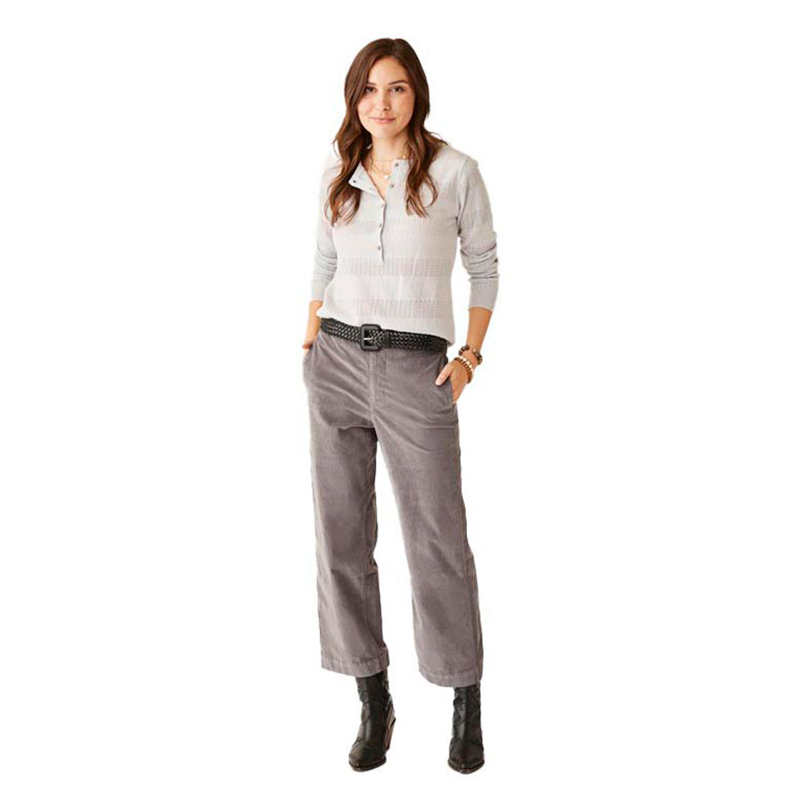 Carve Designs Women's Rex Wide Leg 2025 PEWTER