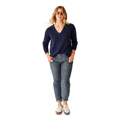 Carve Designs Women's Zella Merino Sweater 2026 NAVY