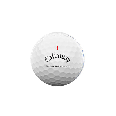 Callaway Chrome Soft Triple Track Golf Balls - Sleeve 2024 