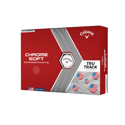 Callaway Chrome Soft TruTrack Golf Balls - Dozen 2024 USA