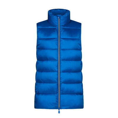 Save The Duck Women's Coral Puffer Vest 2024 BLUE BERRY