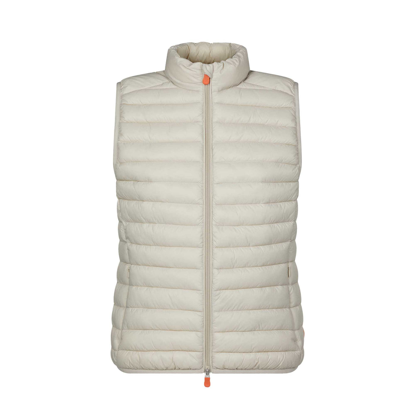Save The Duck Women's Charlotte Puffer Vest 2024 OFF WHITE