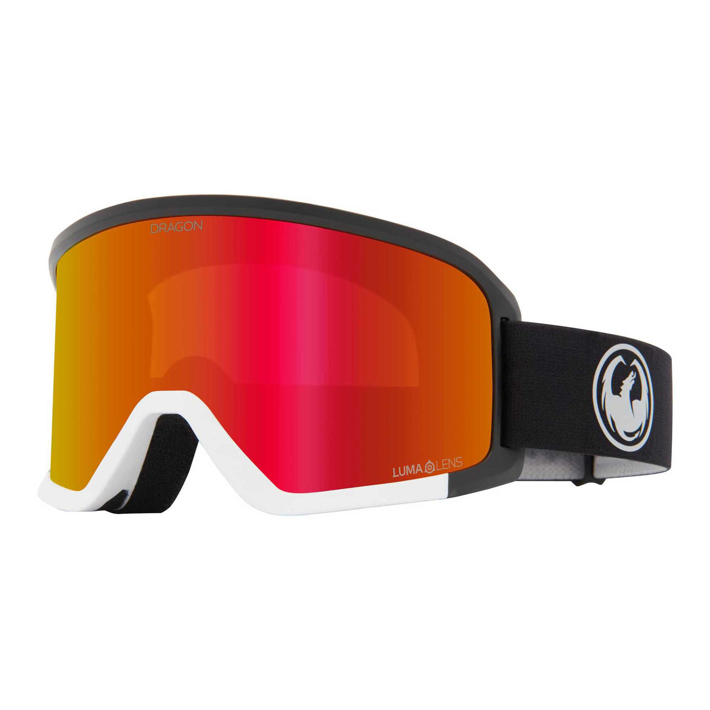 Dragon DX3 Plus OTG Goggles with Bonus Lumalens® Lens 2025 NOUVEAU BLACK / LL RED ION