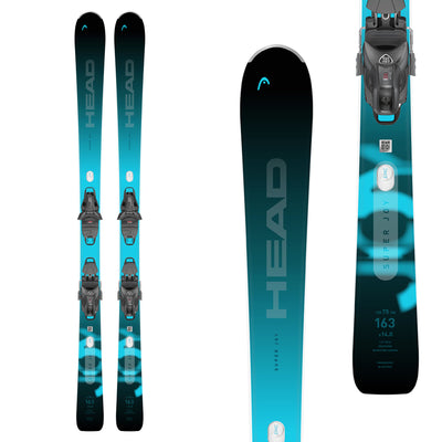 Head Women's E-Super Joy SW Skis with Protector SLR 10 Bindings 2025 ASSORTED