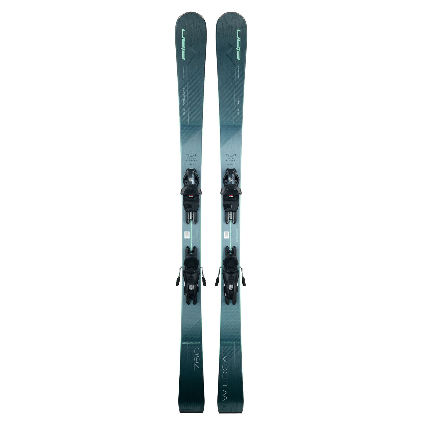 Elan Women's Wildcat 76 C Skis with ELW 9.0 GW Bindings 2025 