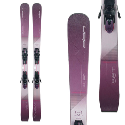 Elan Women's Wildcat 86 Ti Skis with PS ELW 11.0 GW Bindings 2025 152