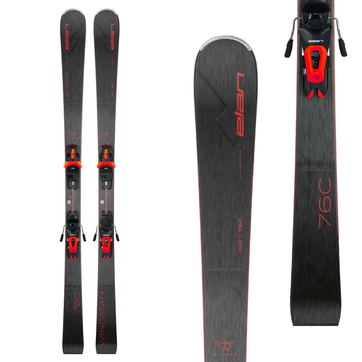 Elan Men's Wingman 76C Skis with EL10 GW Shift Bindings 2025 152