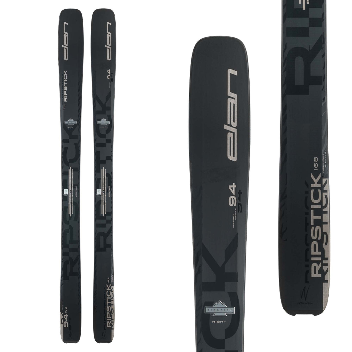 Elan Women's Ripstick 94W Black Edition Skis 2025 147