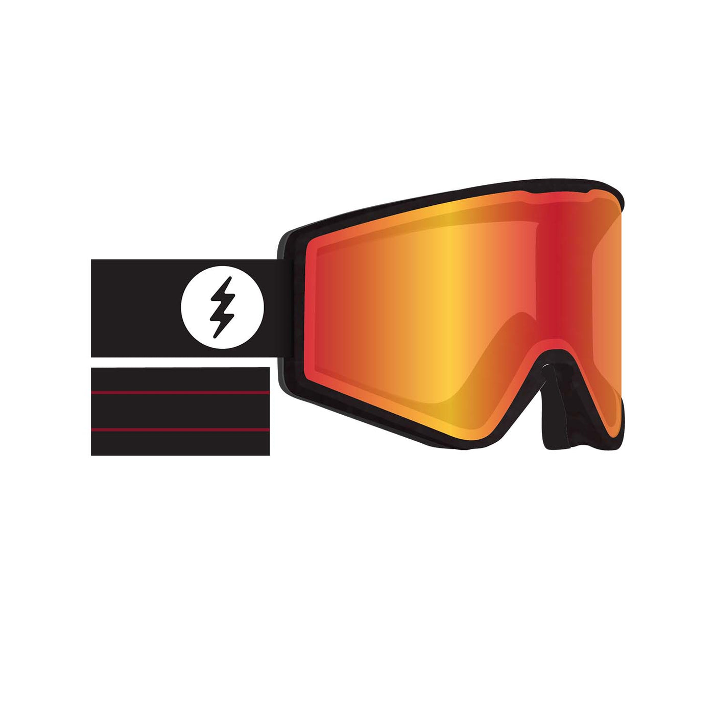 Electric Kleveland Goggle 2025 MATTE BLACK/RED CHROME