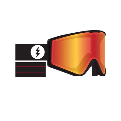 Electric Kleveland Goggle 2025 MATTE BLACK/RED CHROME