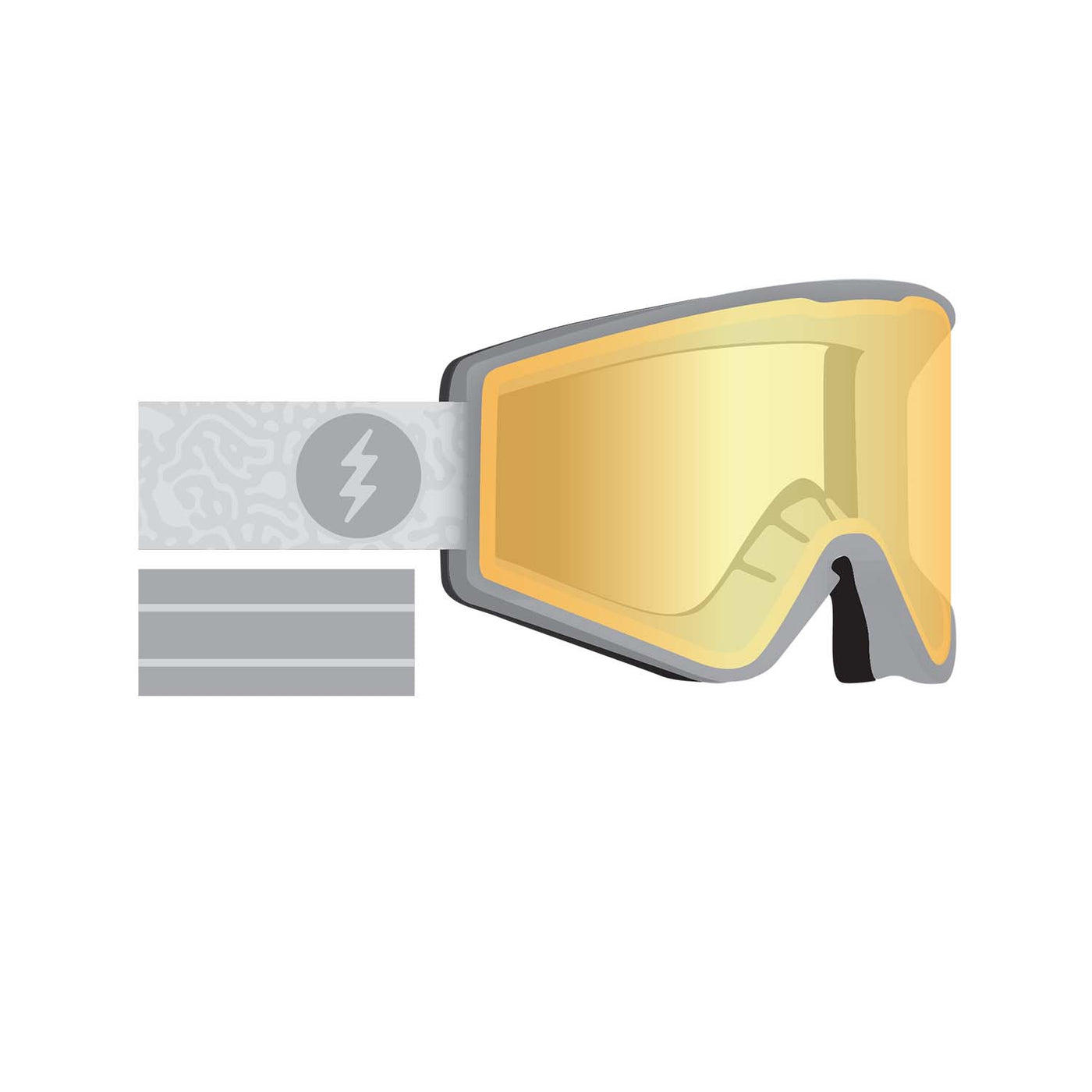 Electric Kleveland Goggle 2025 FLOOD SMOKE/GOLD CHROME