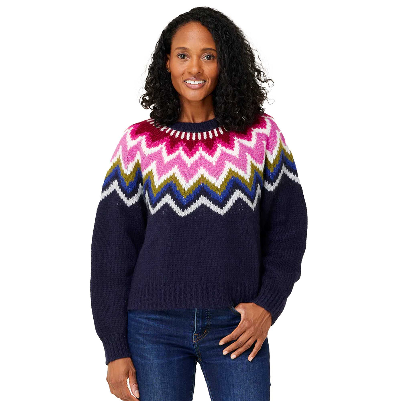 Krimson Klover Women's Lana Sweater 2024 NAVY