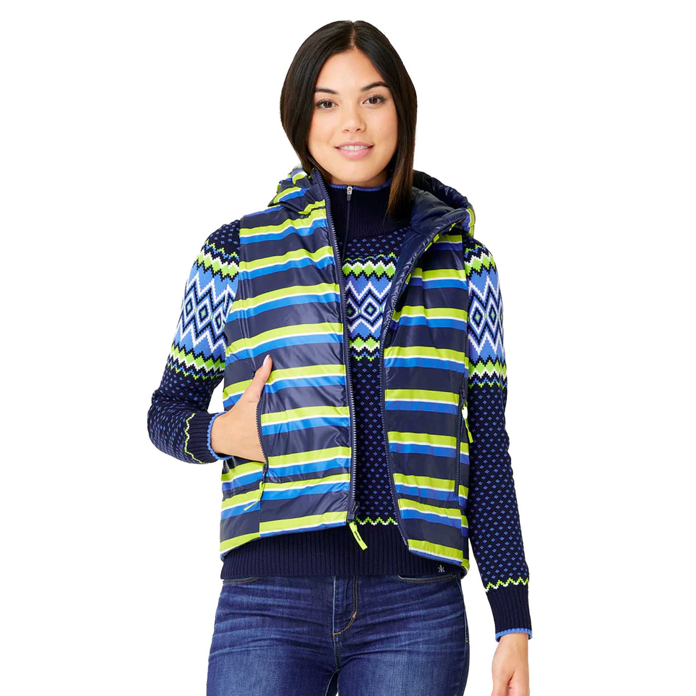 Krimson Klover Women's Vesta Hooded Reversible Vest 2024 