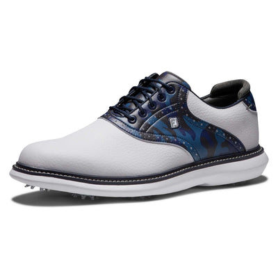 FootJoy Men's Traditions Golf Shoes 2024 WHITE/NAVY/CAMO