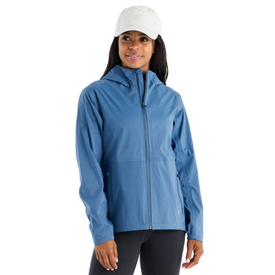 Free Fly Women's Cloudshield Rain Jacket 2023 HERON BLUE