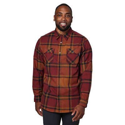 FLY LOW M'S HANDLEBAR TECH FLANNEL REDWOOD