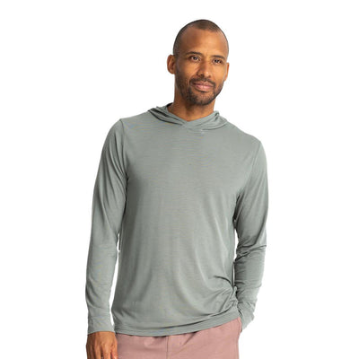 Free Fly Men's Elevate Lightweight Hoodie 2024 AGAVE GREEN