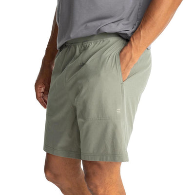 Free Fly Men's Bamboo-Lined Active Breeze Shorts 7in 2024 AGAVE GREEN