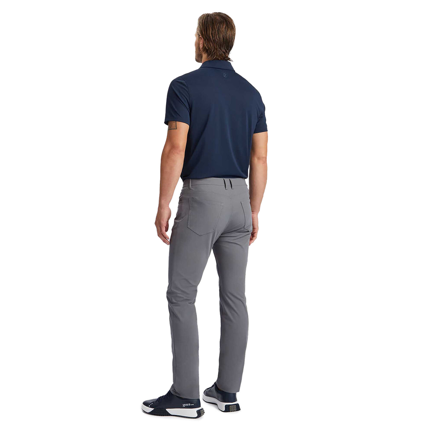 G/Fore Men's Rib Gusset Tech Pique Polo 2024 