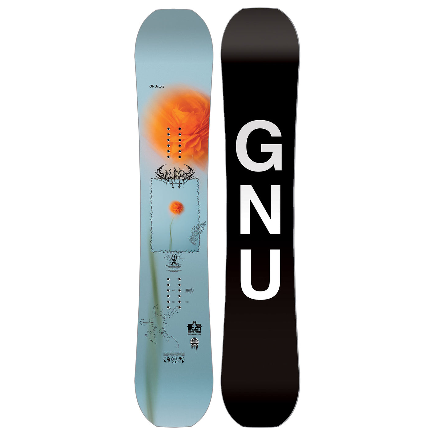 GNU Women's Gloss Snowboard 2025 140