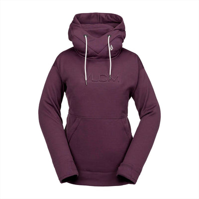 Volcom Women's Riding Hydro Hoodie 2024 BLACKBERRY