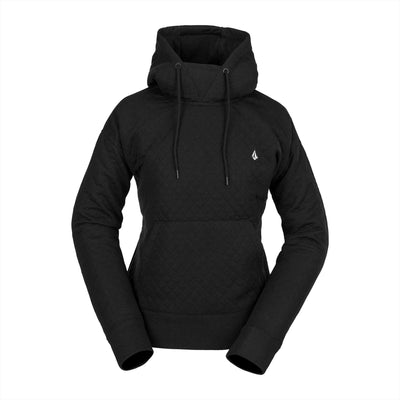 Volcom Women's V.Co Air Layer Thermal Hoodie 2024 BLACK