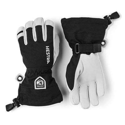 Hestra Junior's Army Leather Heli Ski Glove 2024 BLACK