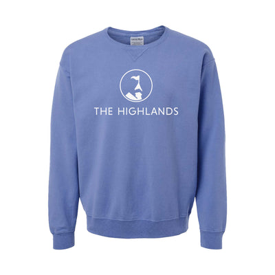 The Highlands Comfort Wash Crew Sweatshirt 2024 PORCH BLUE