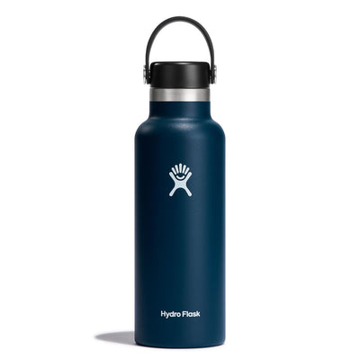 Hydro Flask 18oz Standard Mouth Bottle with Flex Cap 2024 INDIGO