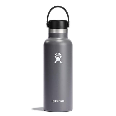 Hydro Flask 18oz Standard Mouth Bottle with Flex Cap 2024 STONE