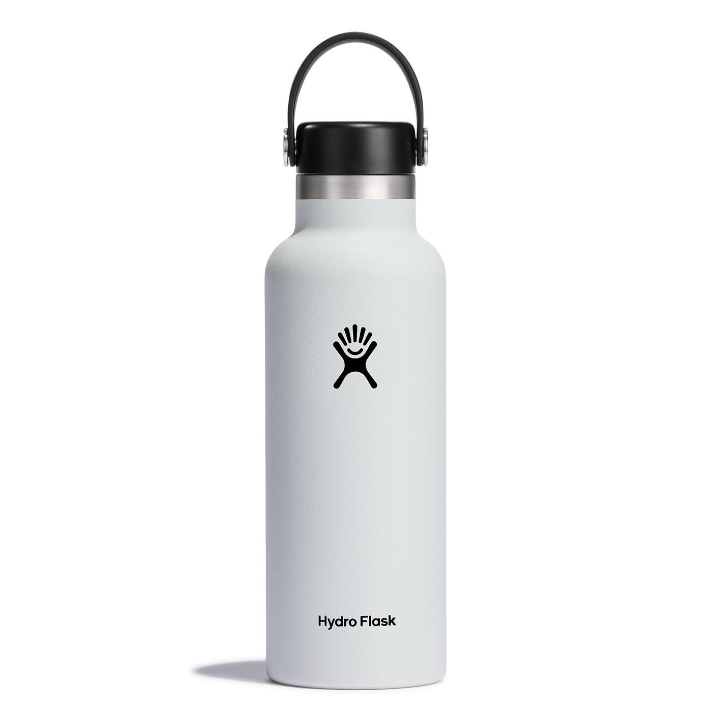 Hydro Flask 18oz Standard Mouth Bottle with Flex Cap 2024 WHITE