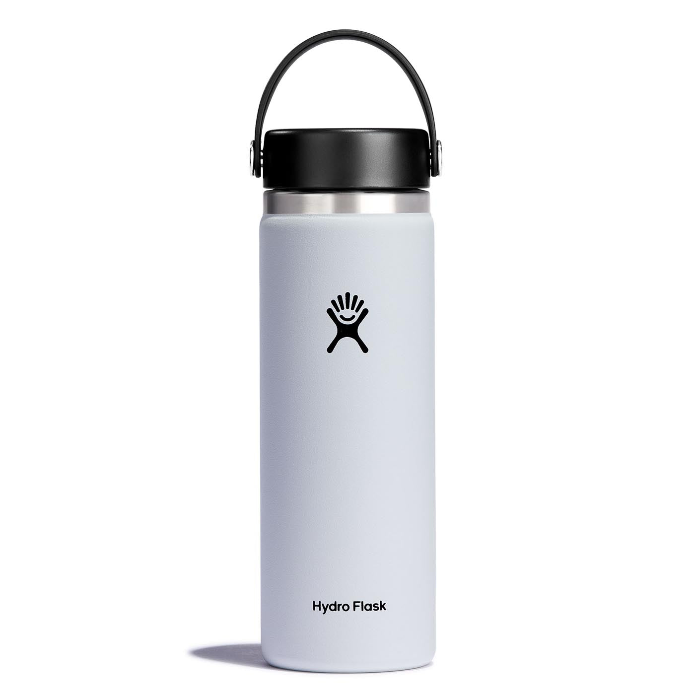 Hydro Flask 20oz Wide Mouth Bottle with Flex Cap 2024 WHITE