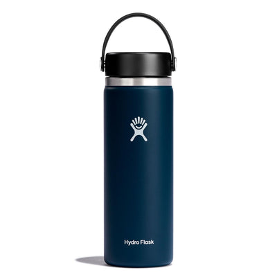 Hydro Flask 20oz Wide Mouth Bottle with Flex Cap 2024 INDIGO