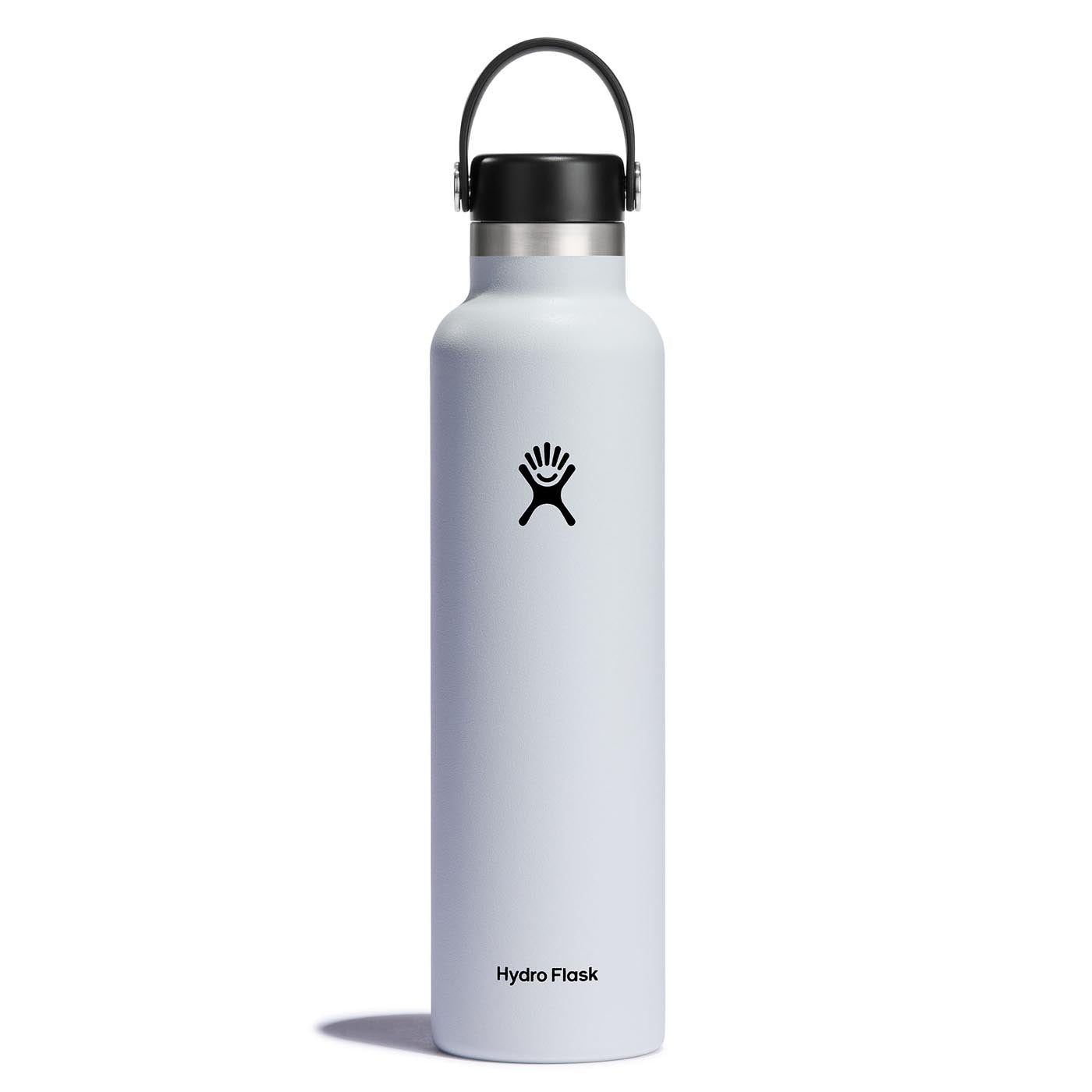 Hydro Flask 24oz Standard Mouth Bottle with Flex Cap 2024 WHITE