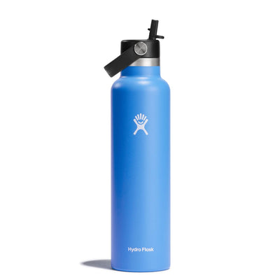 Hydro Flask 24oz Standard Mouth Bottle with Straw Cap 2024 CASCADE