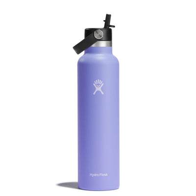 Hydro Flask 24oz Standard Mouth Bottle with Straw Cap 2024 LUPINE