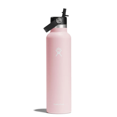 Hydro Flask 24oz Standard Mouth Bottle with Straw Cap 2024 TRILLIUM