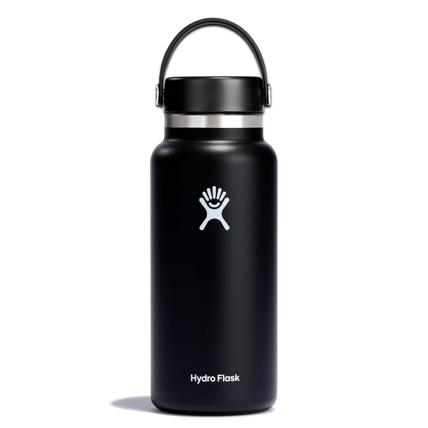 Hydro Flask 32oz Wide Mouth Bottle with Flex Cap 2024 BLACK