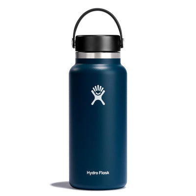 Hydro Flask 32oz Wide Mouth Bottle with Flex Cap 2024 INDIGO