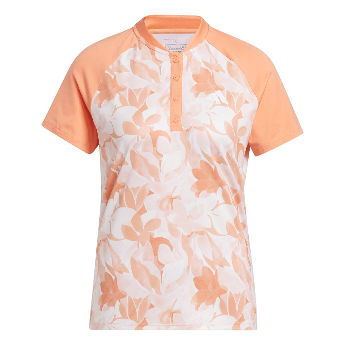 Adidas Women's Floral Polo Shirt 2023 CORAL FUSION