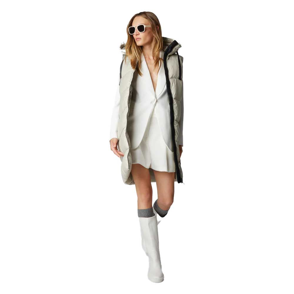 Save The Duck Women's Iria Long Hooded Puffer Vest 2024 