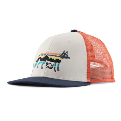 Patagonia Junior's Trucker Hat 2025 FOXY FITZ: BIRCH WHITE